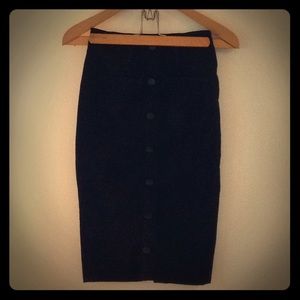 Zee.Gee.Why. Button down pencil skirt